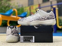 AJ11 Retro Low Snake Light Bone - Image 4