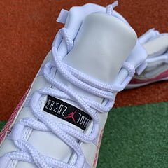 AJ11 Retro Low Pink Snakeskin - Image 7