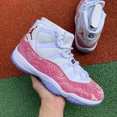 AJ11 Retro Low Pink Snakeskin - Image 13