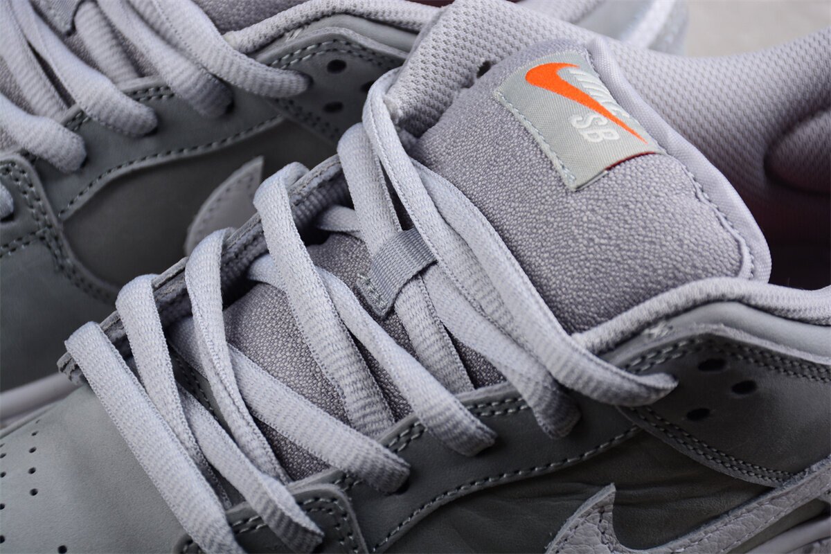 SB Dunk Low Pro ISO Orange Label Wolf Grey Gum - Image 6