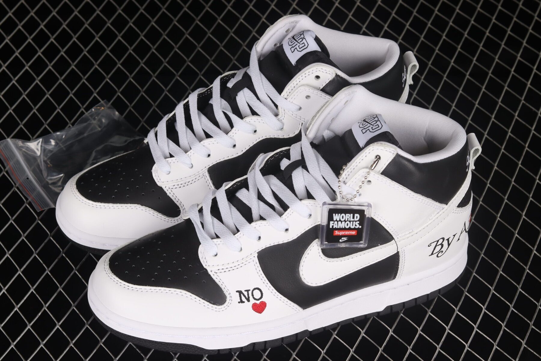 SB Dunk High, Supreme By Any Means Black - Image 6