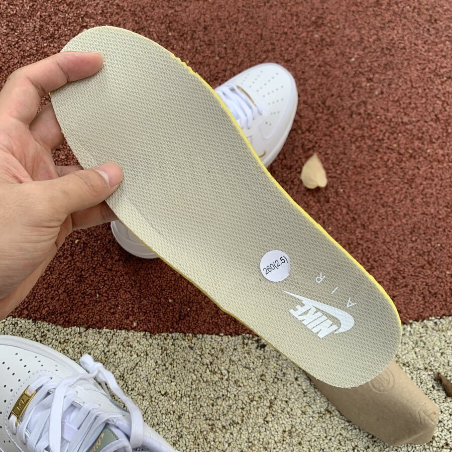 Air Force 1 Low White Grey Gold - Image 8