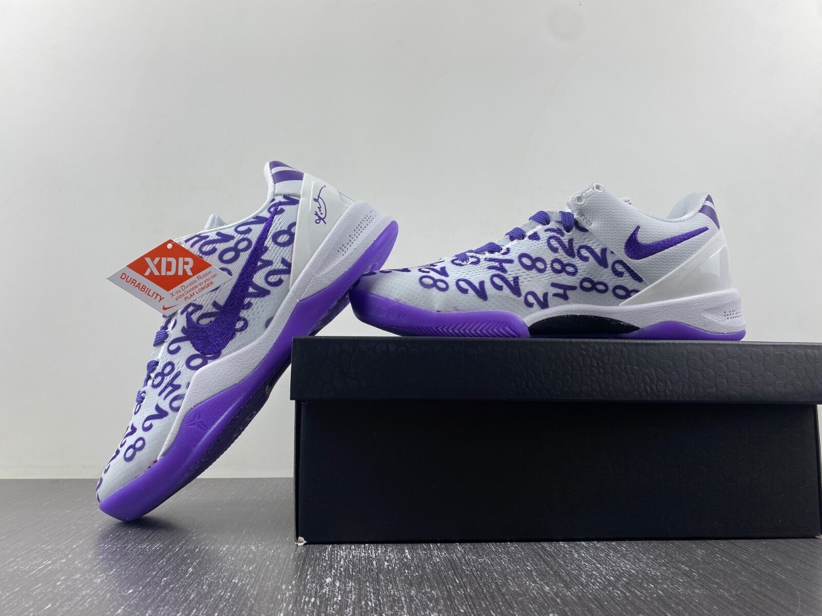 Kobe 8 Protro White Court Purple - Image 11