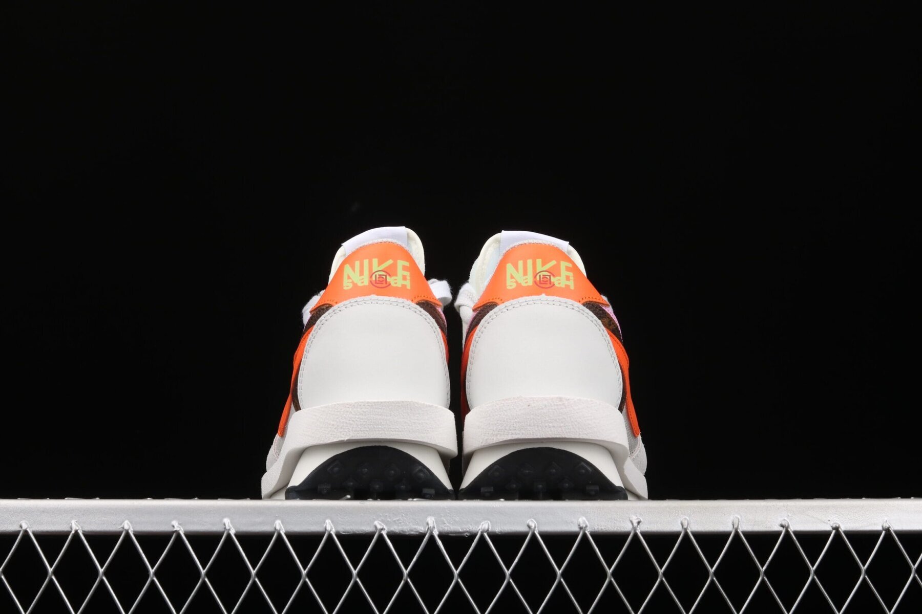 Sacai x LVD Waffle Daybreak Medium Grey/Orange-Pink - Image 4