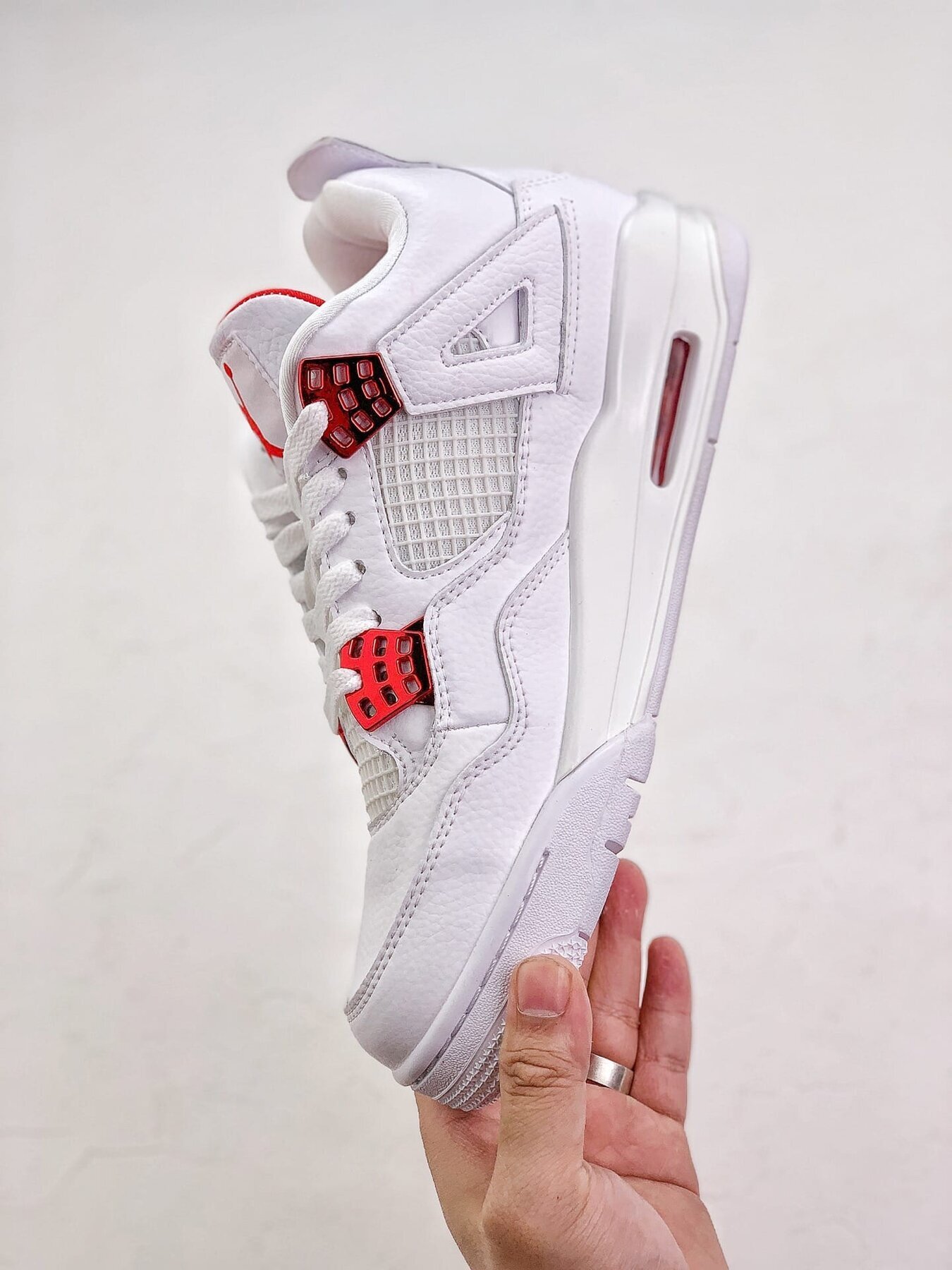 AJ4 Retro Metallic Red Extended size 14 - Image 3