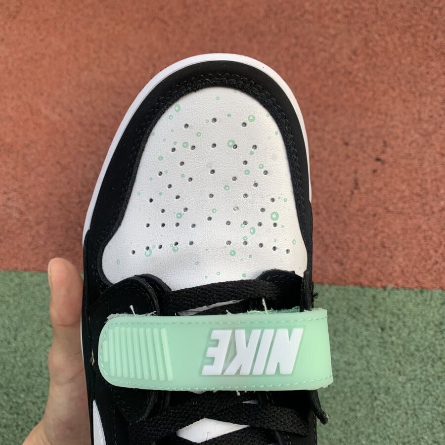 AJ Legacy 312 Low Black White Teal Tint - Image 6