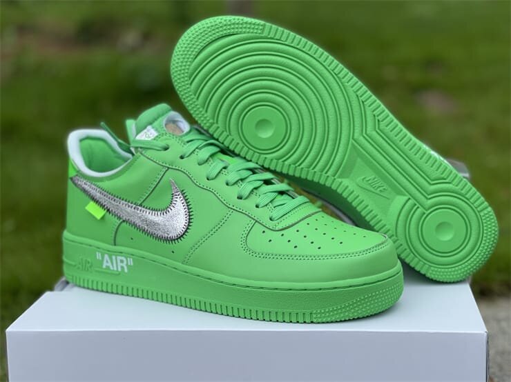 Air Force 1 Low Off-White Light Green Spark - Image 6