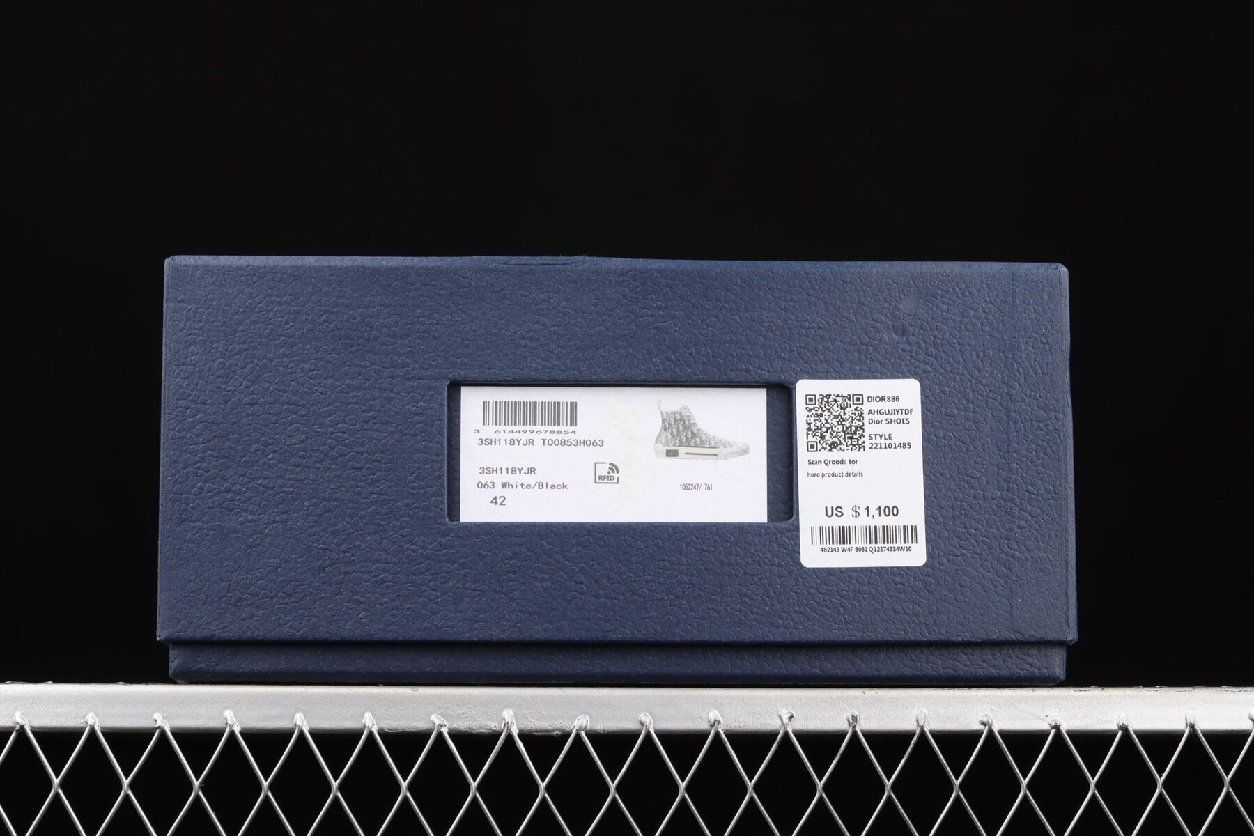 Dior B23 High Top Logo Oblique - Image 4