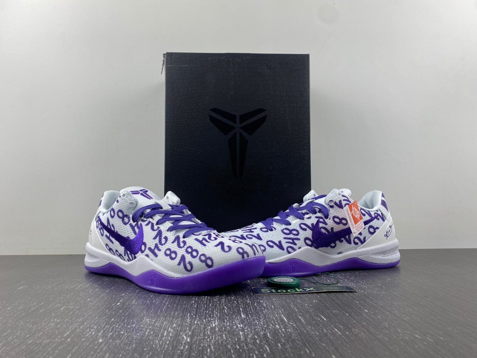 Kobe 8 Protro White Court Purple - Image 3