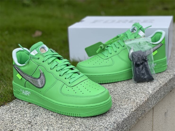 Air Force 1 Low Off-White Light Green Spark - Image 9