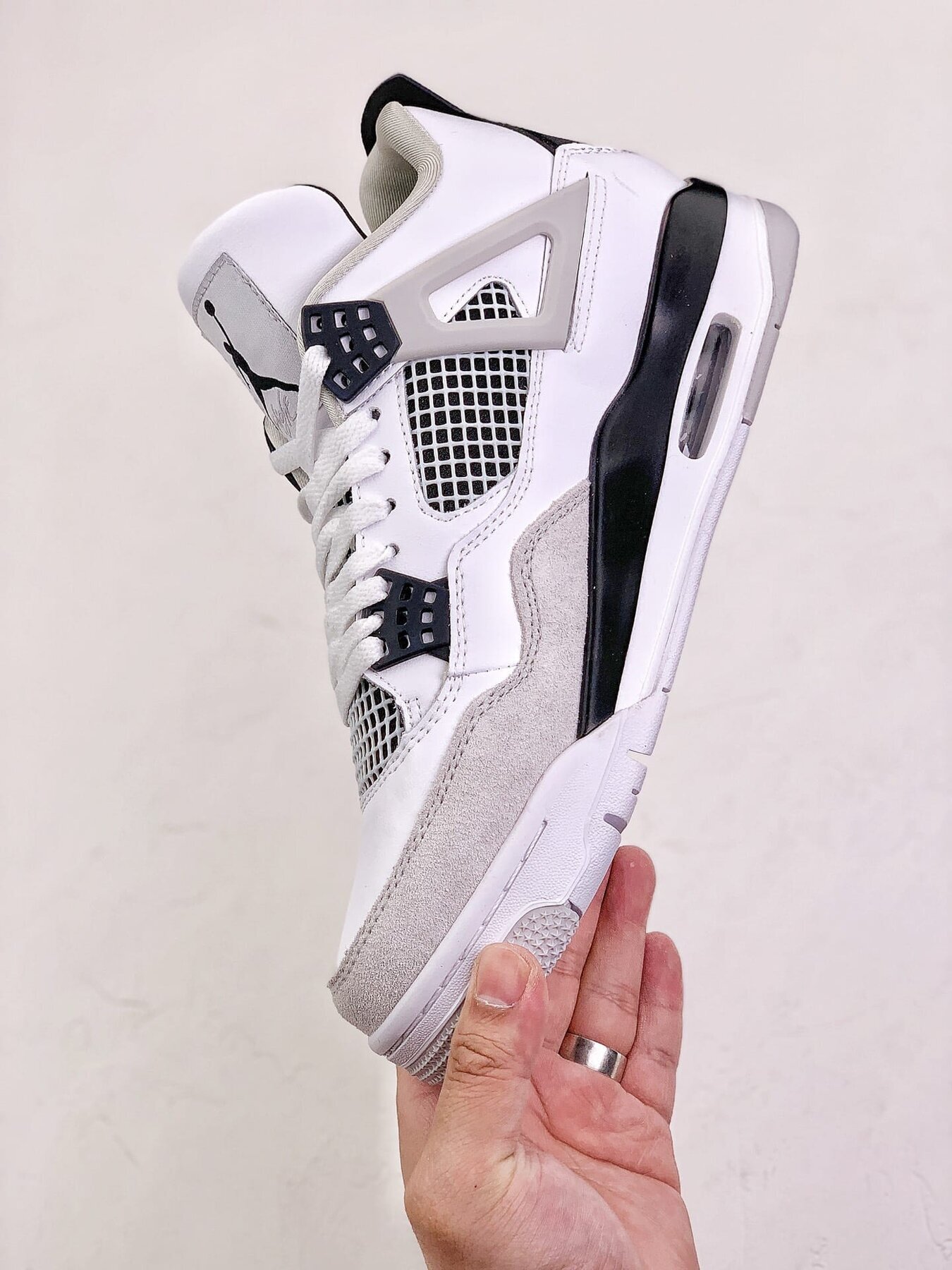 AJ4 Retro Military Black Extended Size - Image 5