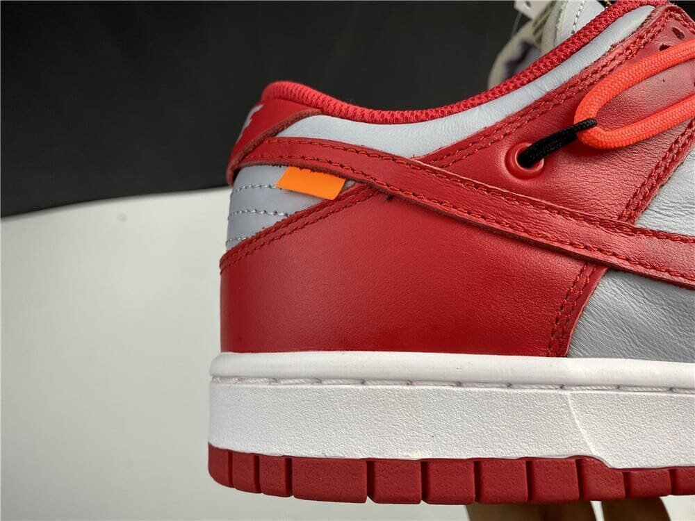 Dunk Low Off-White University Red - Image 6
