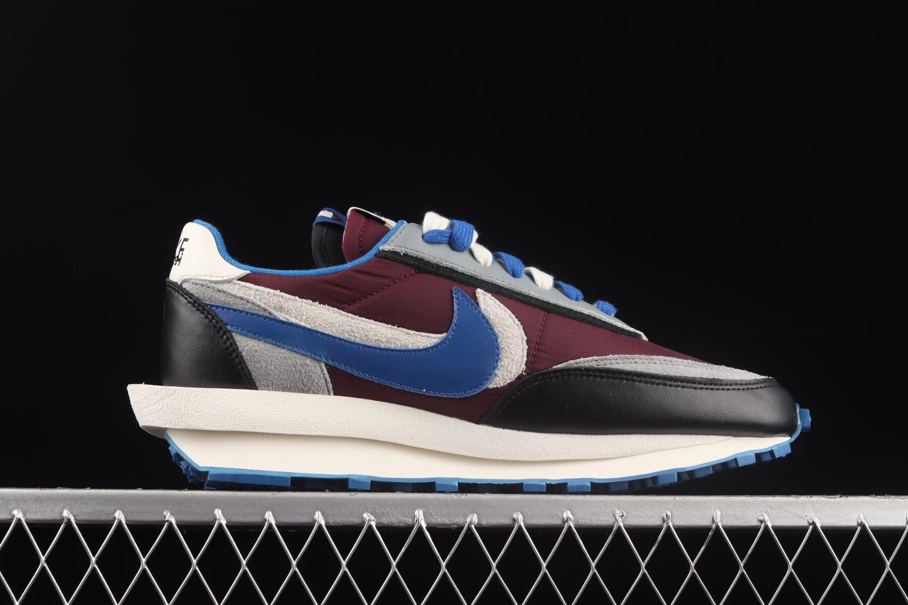LD Waffle, Sacai Undercover Night Maroon Team Royal - Image 3