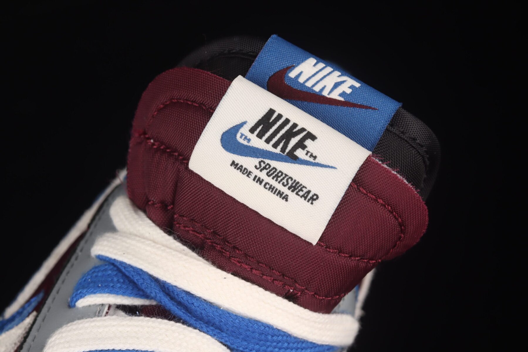 LD Waffle, Sacai Undercover Night Maroon Team Royal - Image 6