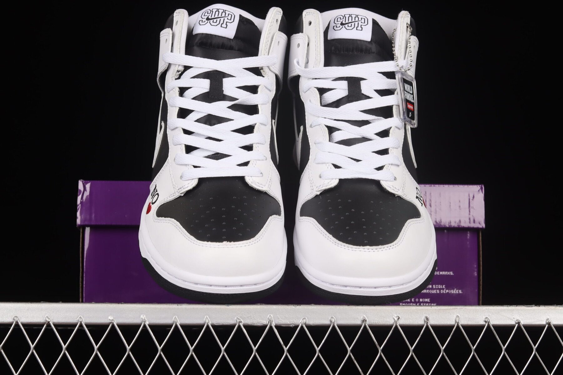 SB Dunk High, Supreme By Any Means Black - Image 7