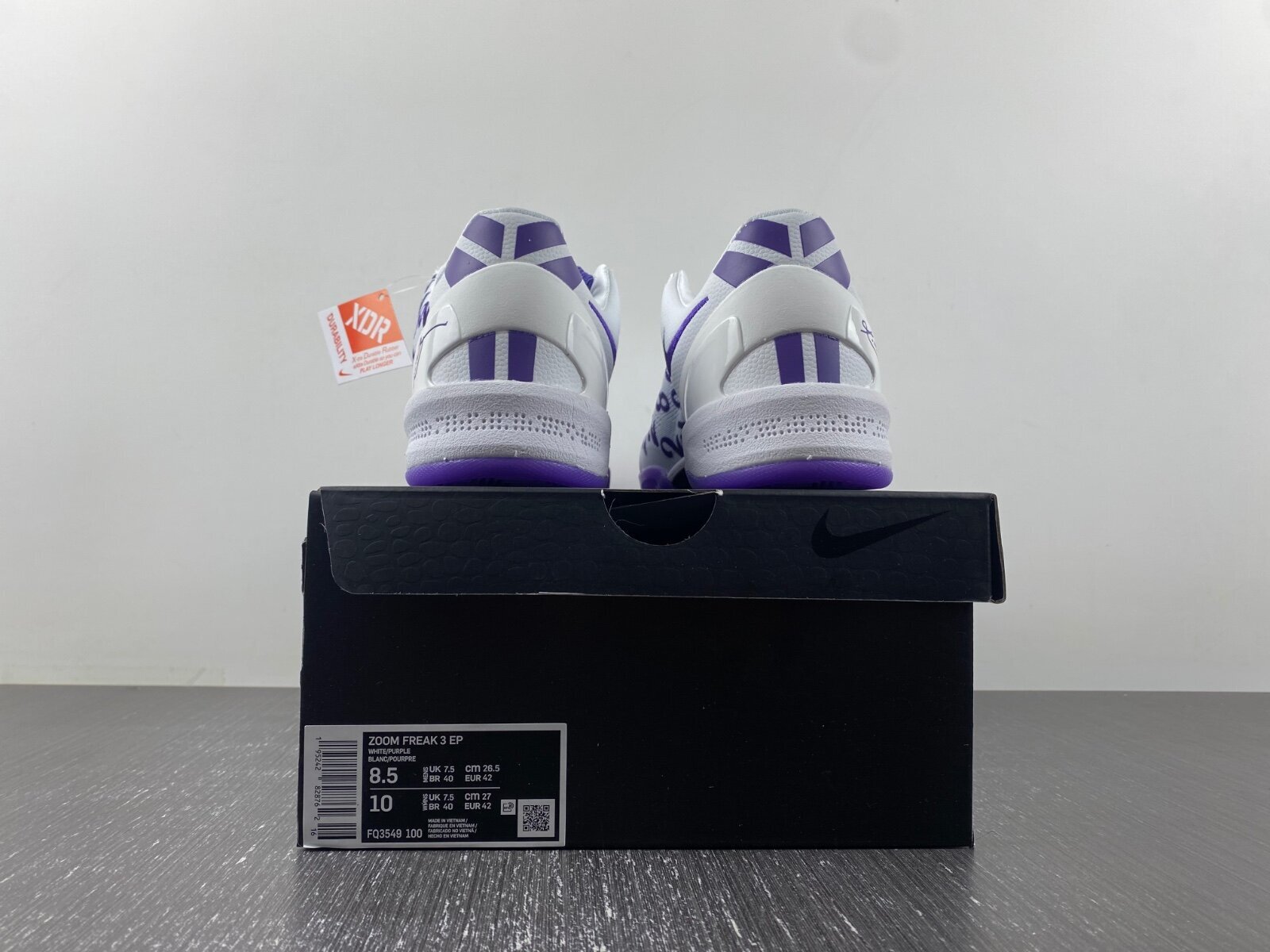 Kobe 8 Protro White Court Purple - Image 6