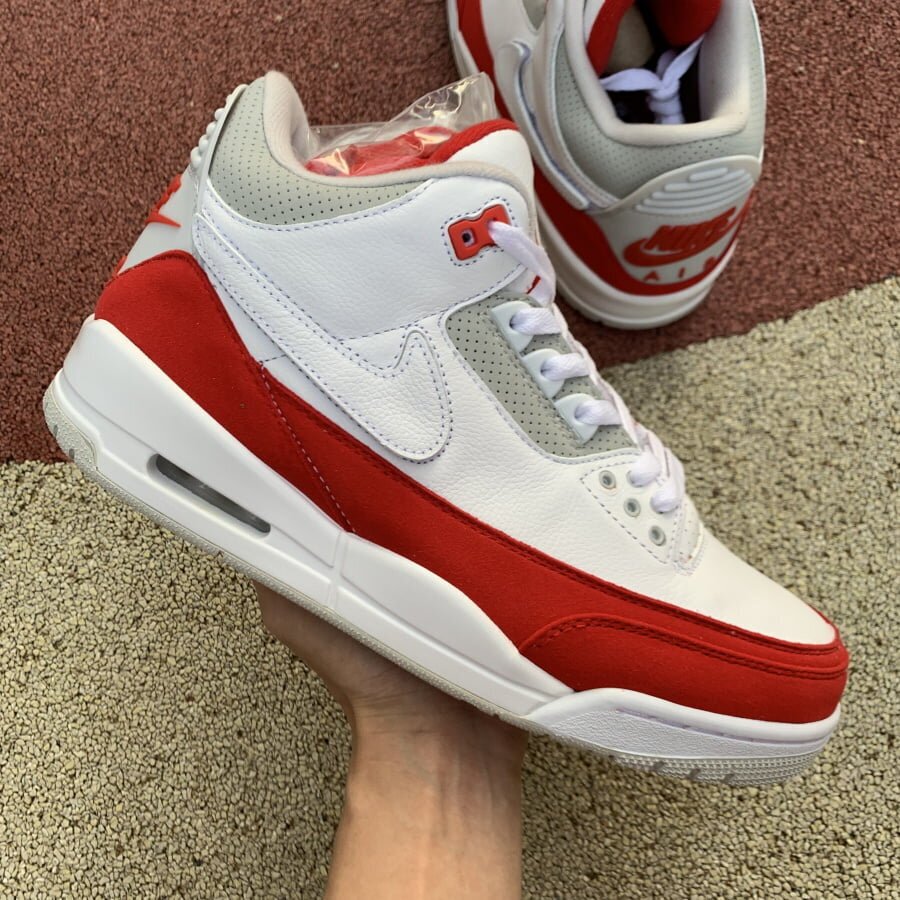 AJ3 Retro Tinker White University Red - Image 5