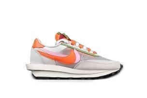 LD Waffle Sacai CLOT Net Orange Blaze - Image 2