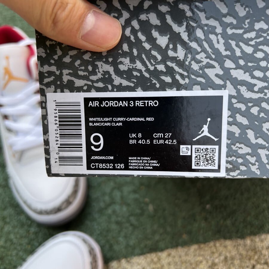 AJ3 Retro Cardinal Red - Image 6