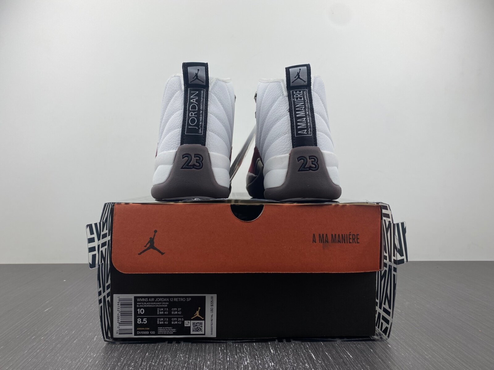 AJ12 Retro SP A Ma Maniére White - Image 12