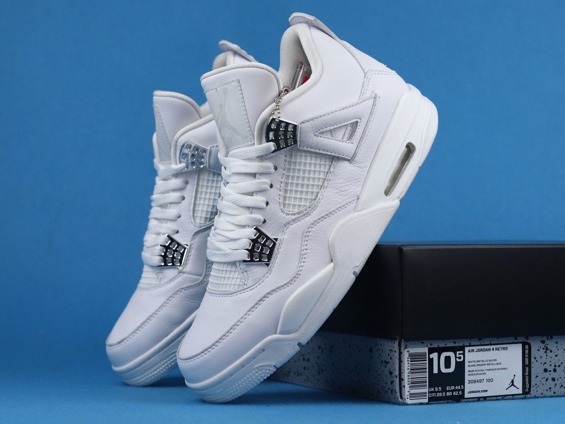 AJ4 Retro Pure Money Extended size 14 - Image 10