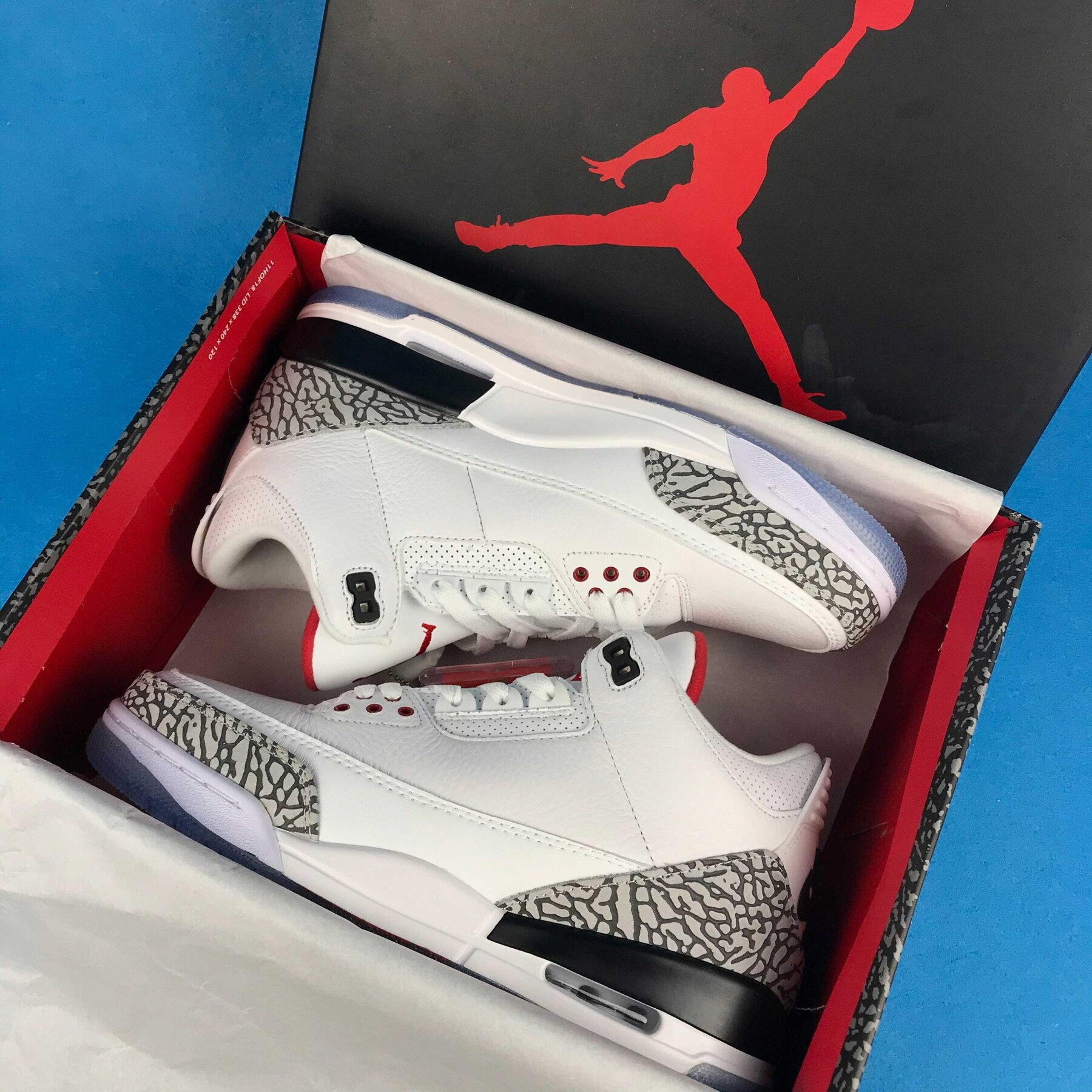 AJ3 Retro Free Throw Line White Cement - Image 4