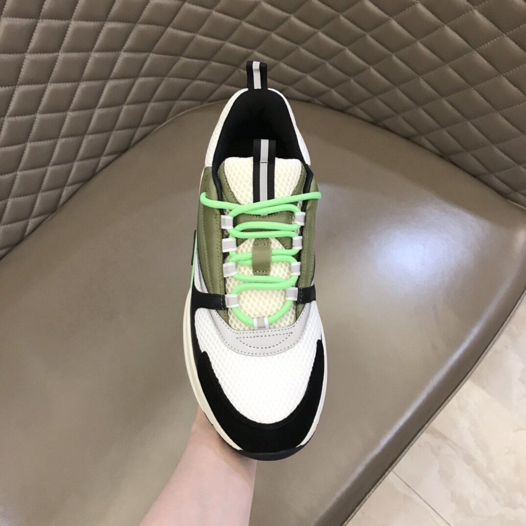 DIOR B22 Sneaker Green Beige Black - Image 6