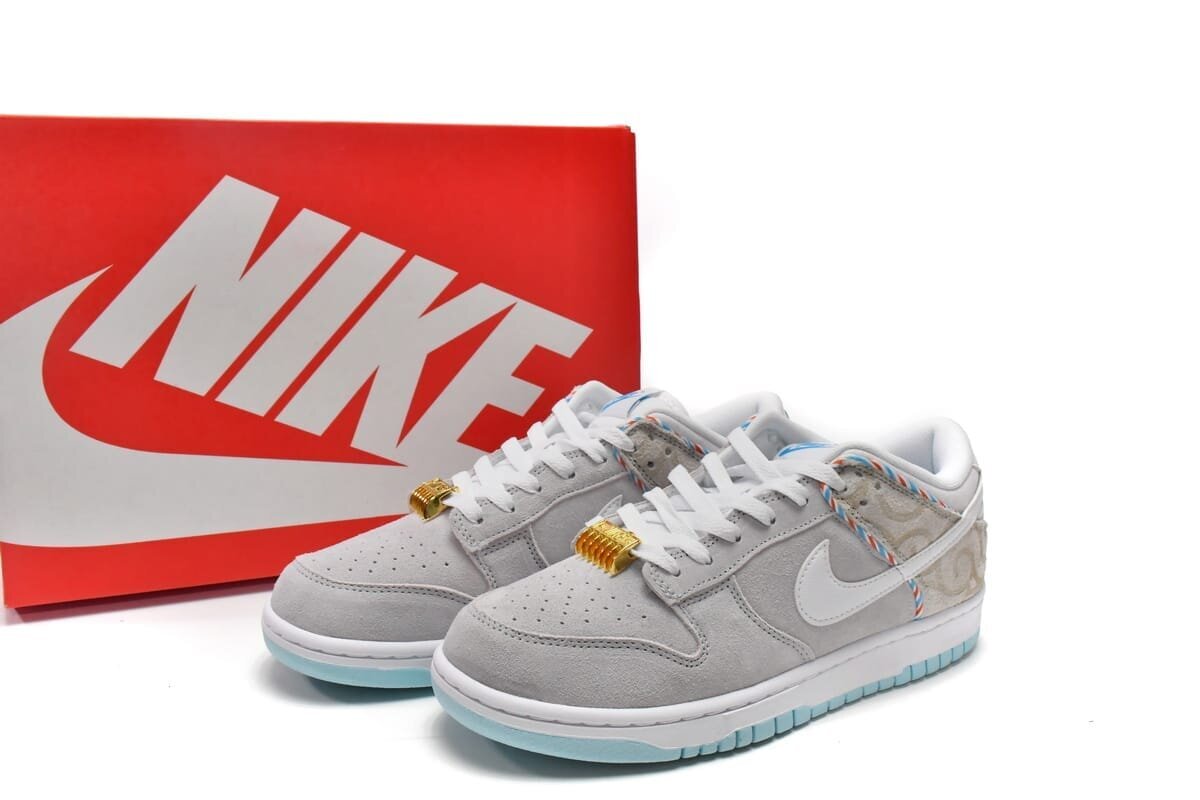 Dunk Low SE Barber Shop Grey - Image 12
