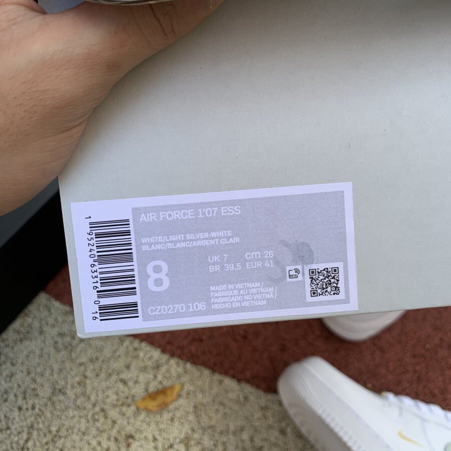 Air Force 1 Low White Grey Gold - Image 5