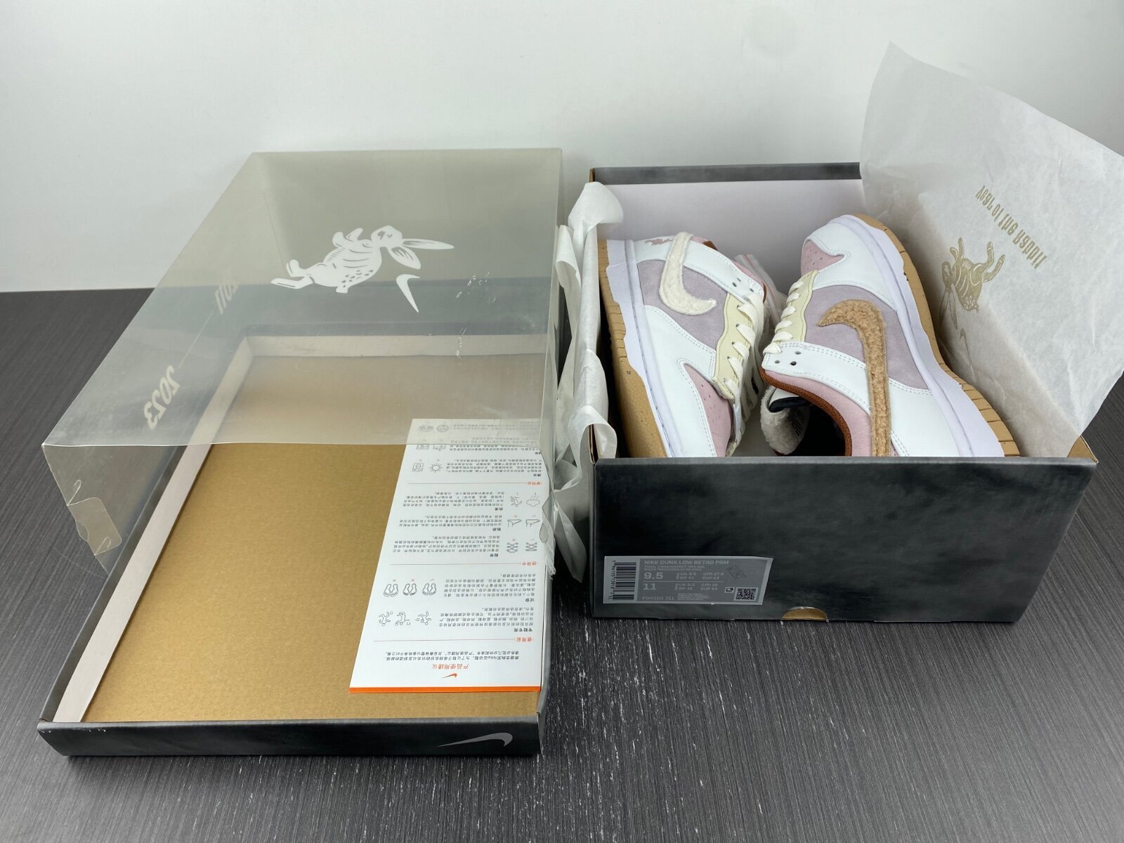 Dunk Low Retro PRM Year of the Rabbit Fossil Stone - Image 13