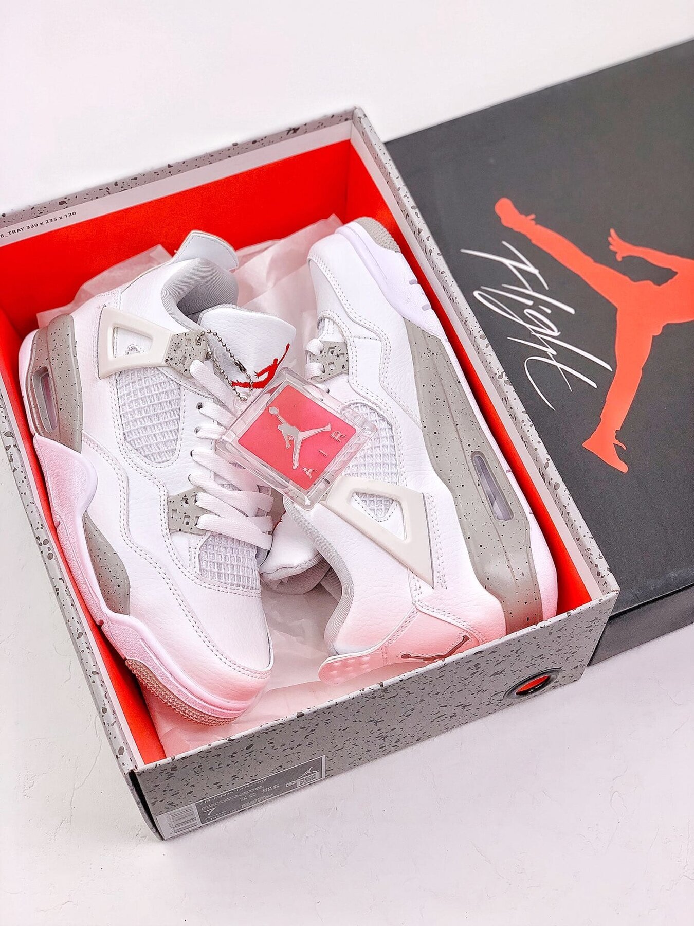 AJ4 Retro White Oreo extended size - Image 5