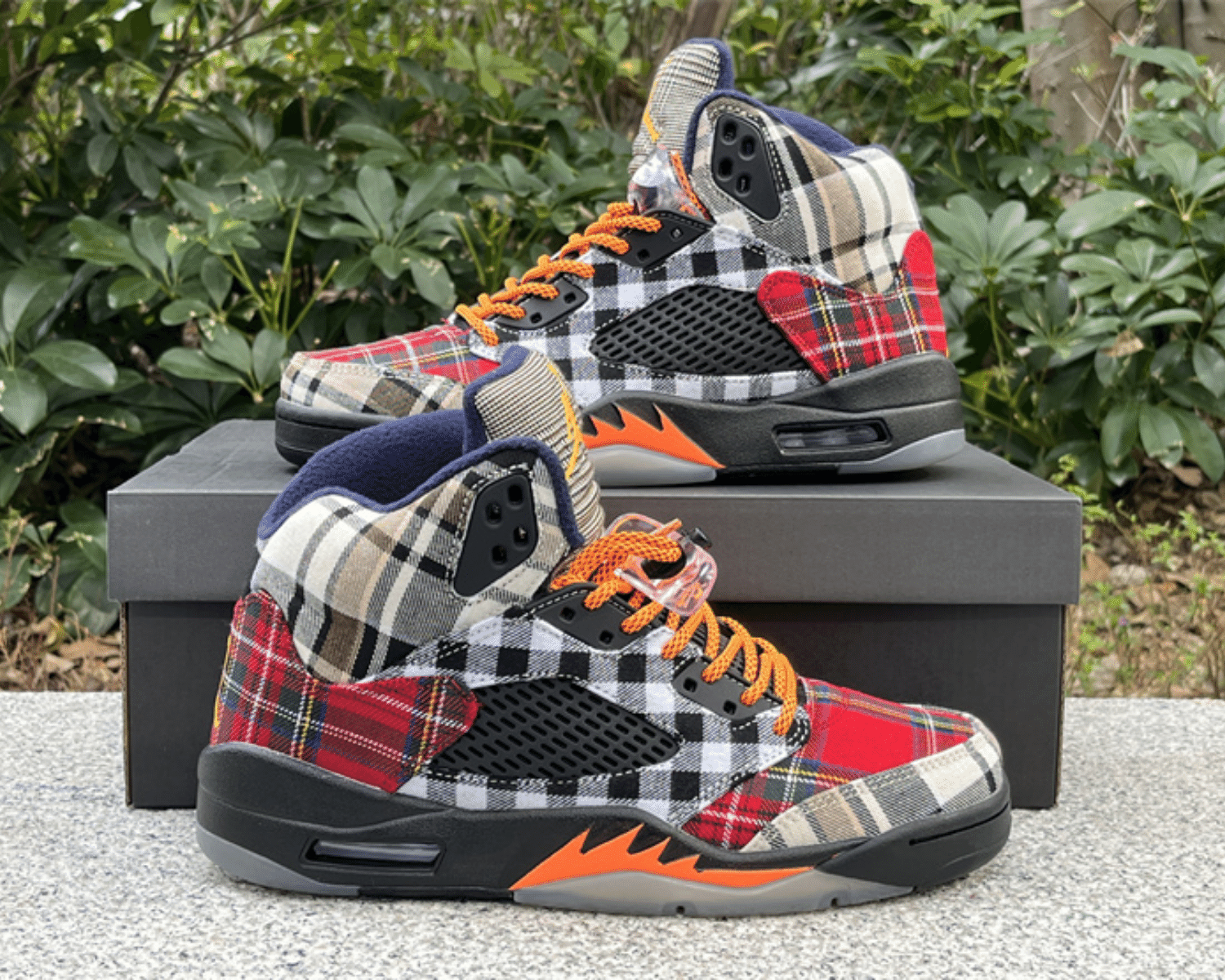 AJ5 RETRO 'PLAID' - Image 6