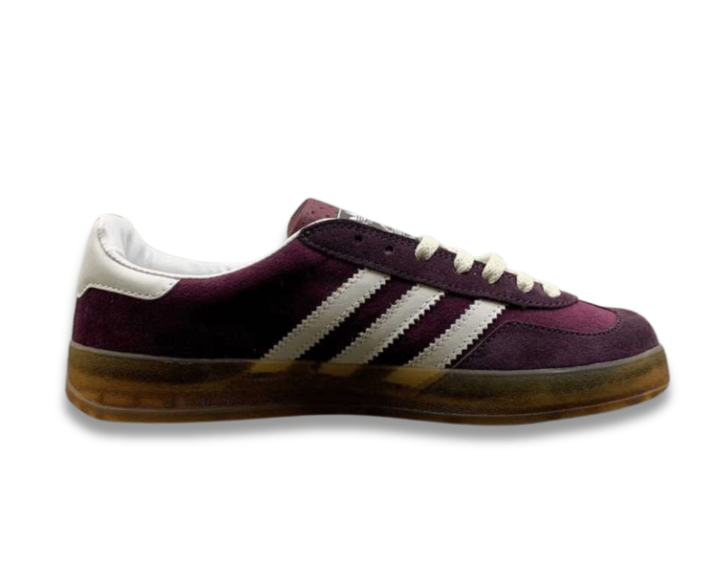 Adidas x Gucci Gazelle Burgundy Velvet