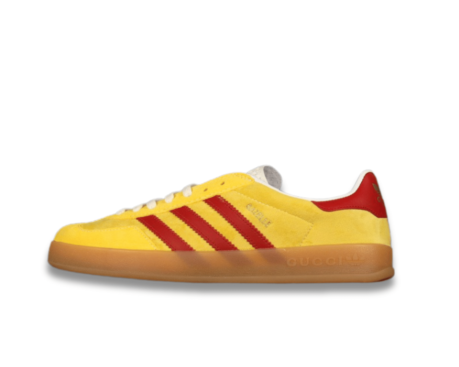 Adidas x Gucci Gazelle Yellow Velvet - Image 2