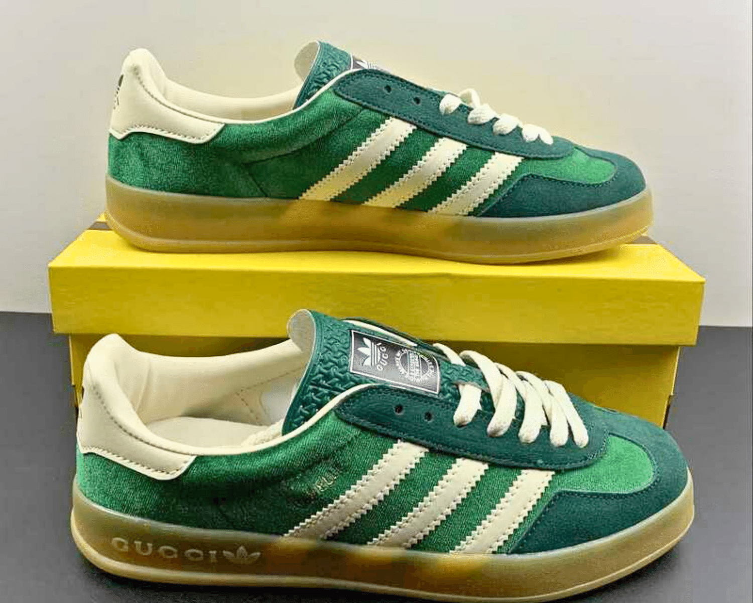 Adidas x Gucci Gazelle Green - Image 6