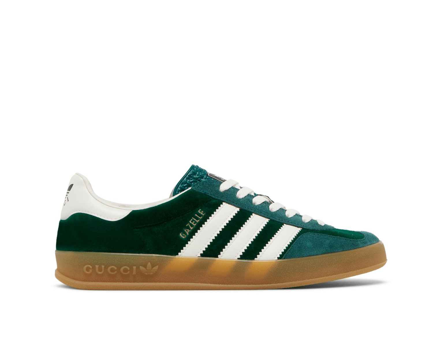 Adidas Gazelle x Gucci Green Velvet