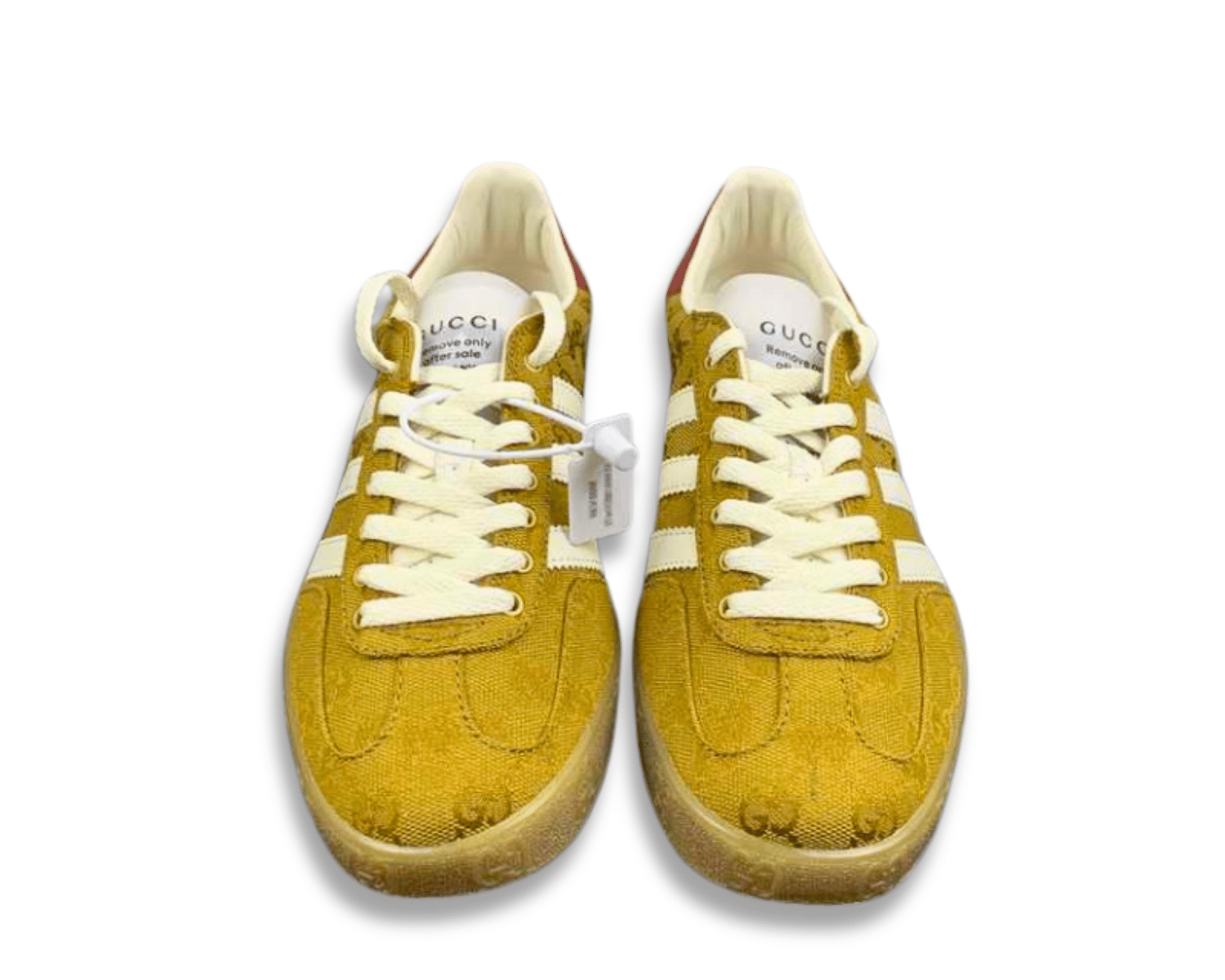 Adidas x Gucci Gazelle GG Beige Brown - Image 2