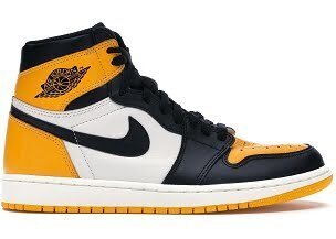 Replica Air Jordan 1 High OG Taxi Yellow Toe|||||||||||