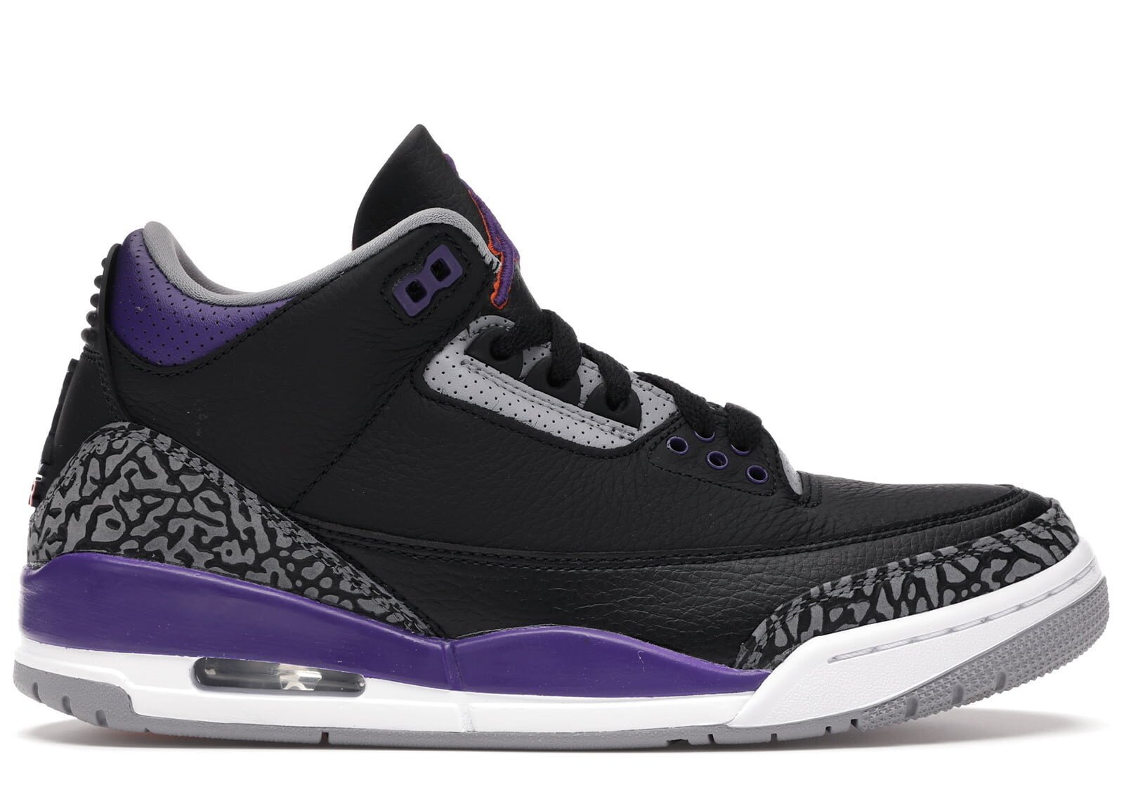 AJ3 Retro Black Court Purple - Image 2