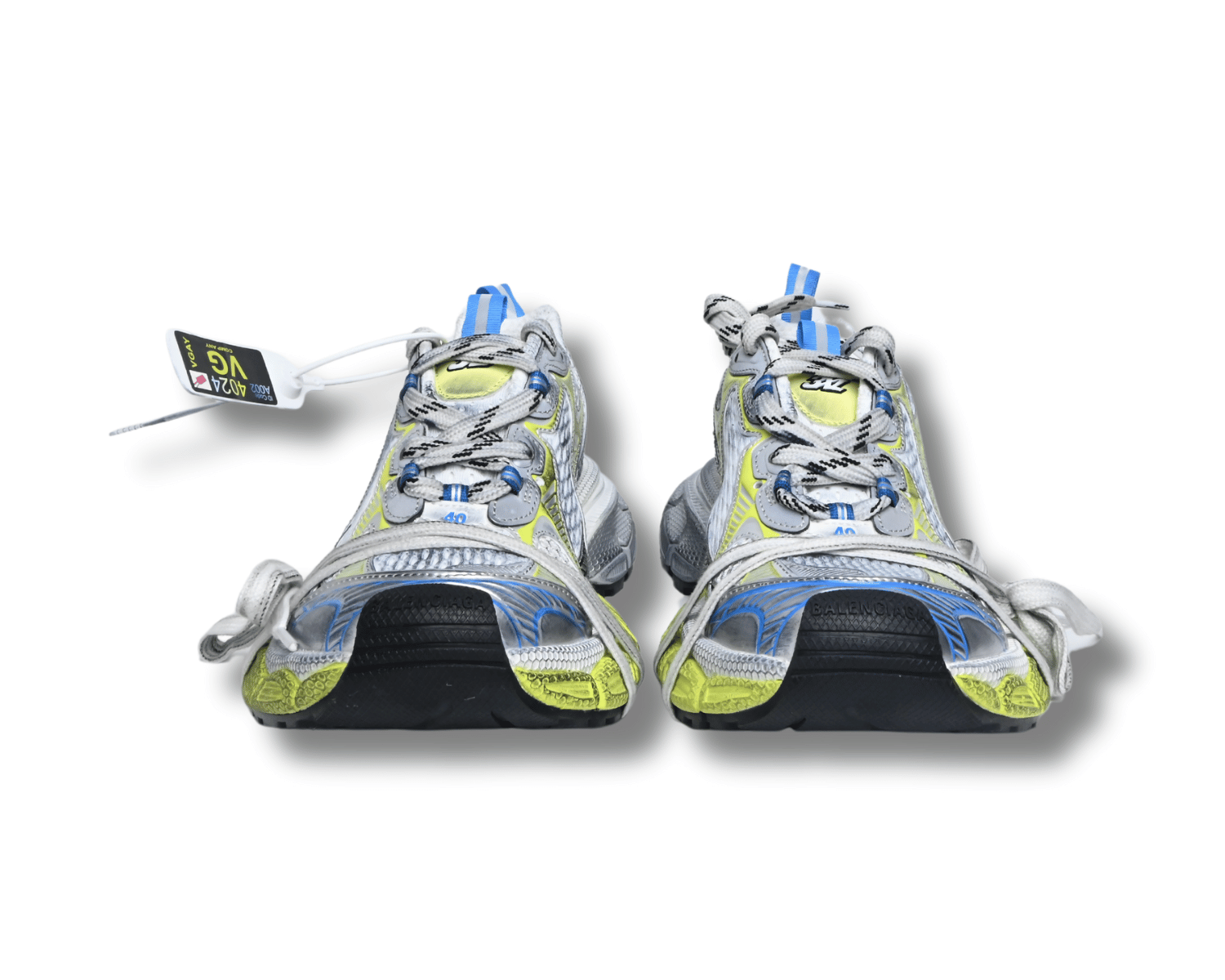 Balenciaga Phantom Sneakers White Yellow Blue - Image 3