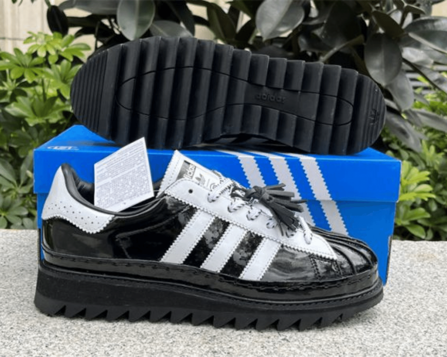 The adidas Originals x CLOT Superstar Core Black - Image 7