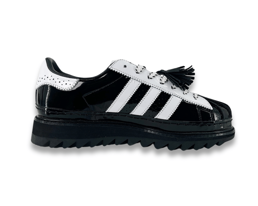 The adidas Originals x CLOT Superstar Core Black
