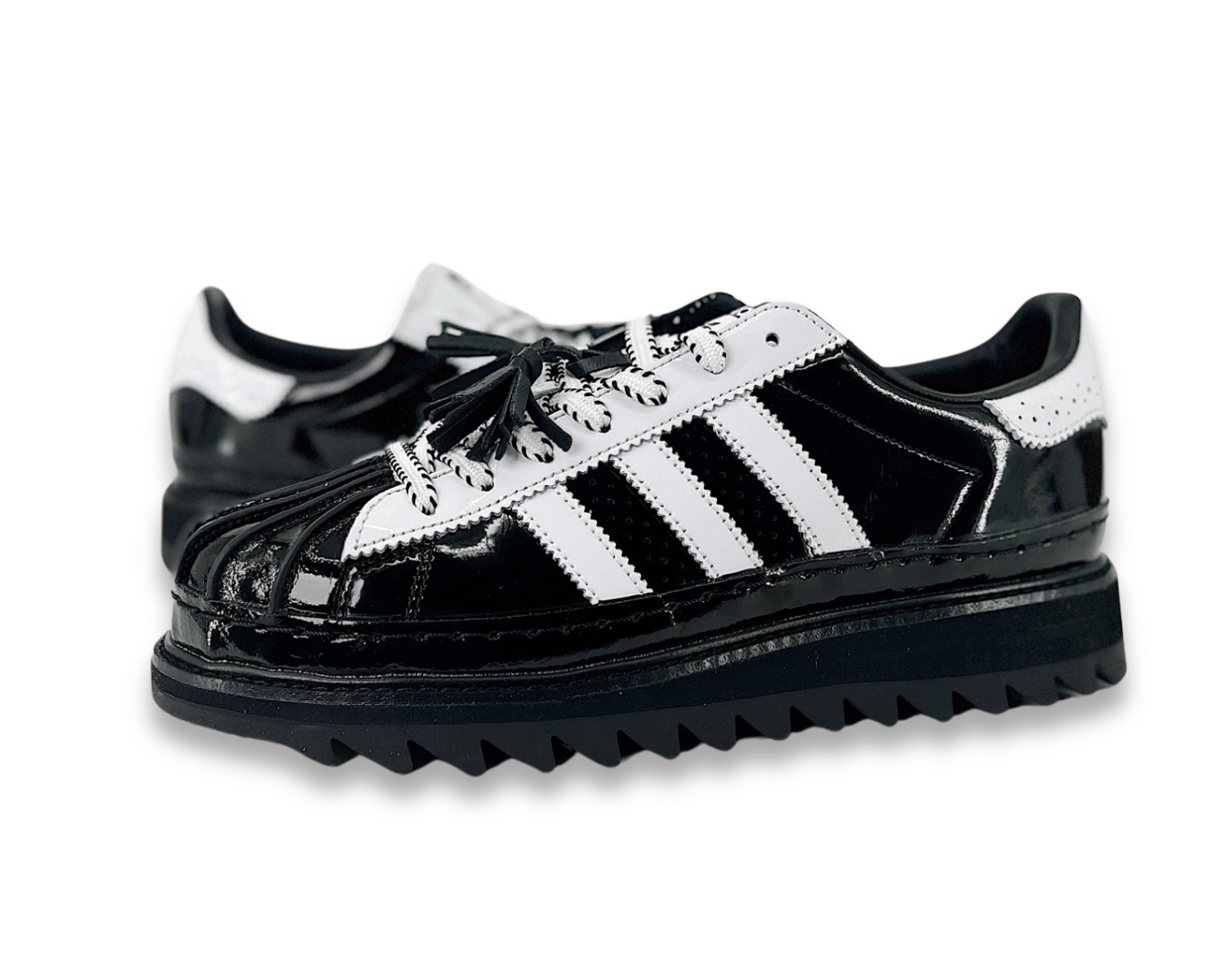 The adidas Originals x CLOT Superstar Core Black - Image 4