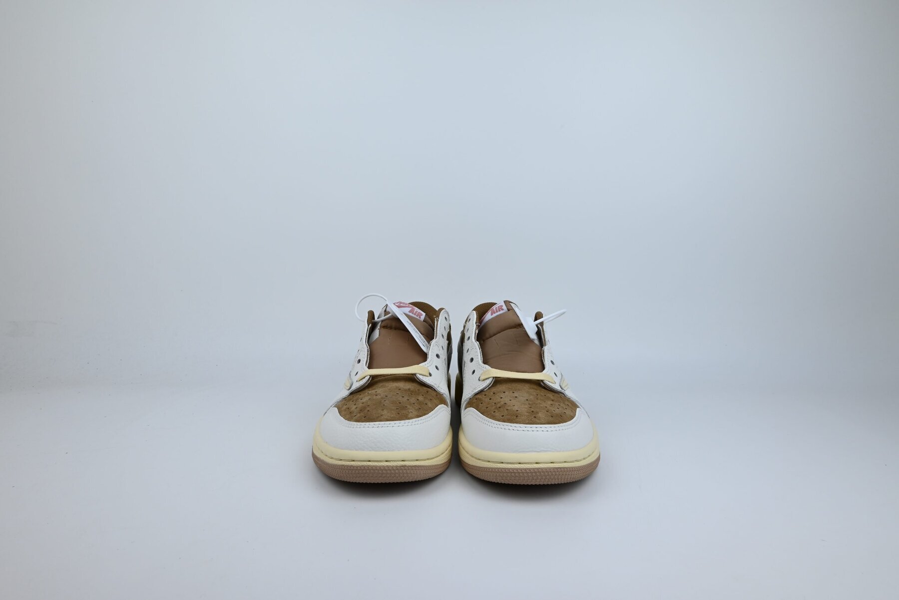 TS x AJ1 Low Brown & White Custom - Image 4