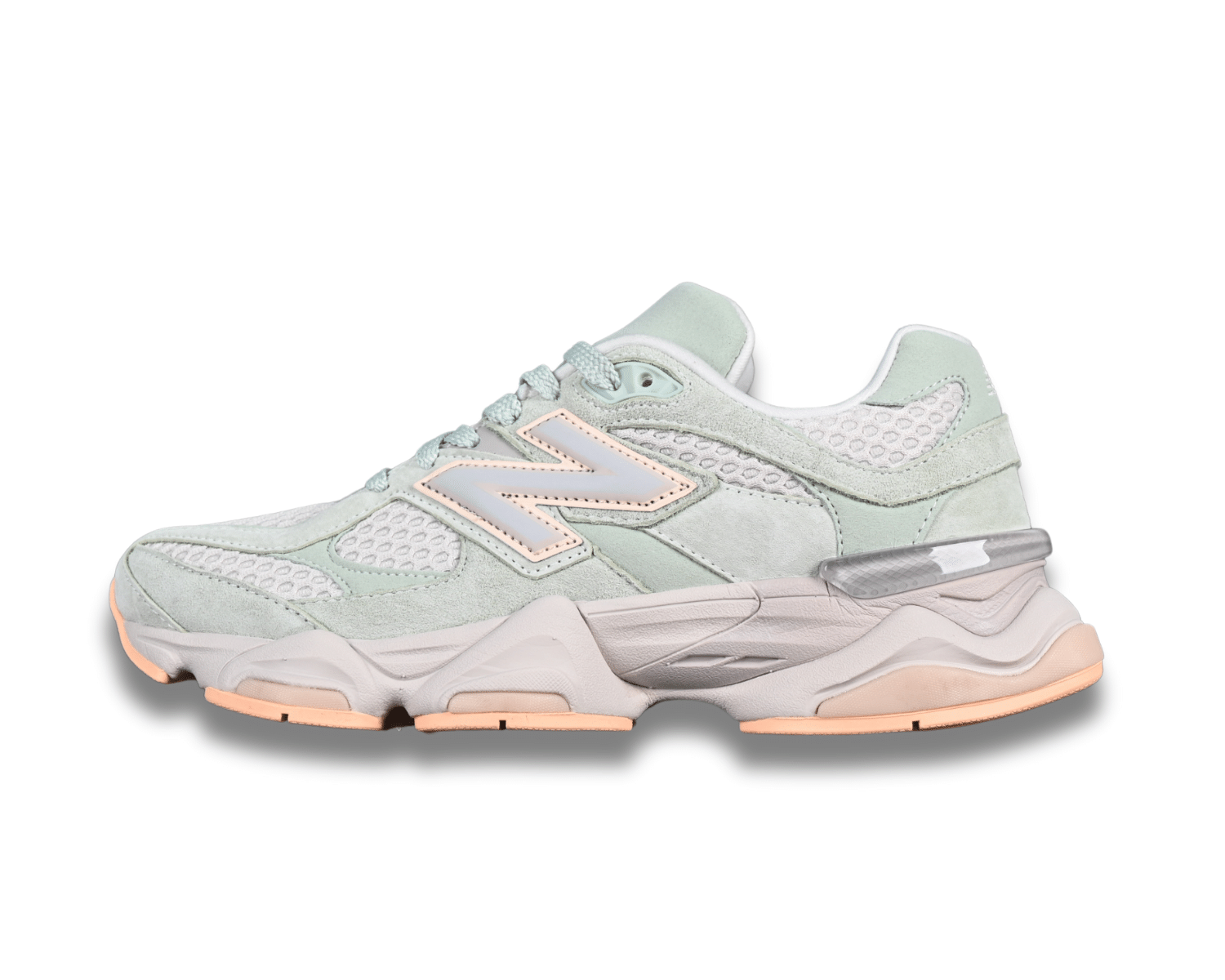 New Balance 9060 The Whitaker Group Missing Pieces Silver Moss Green - Image 3