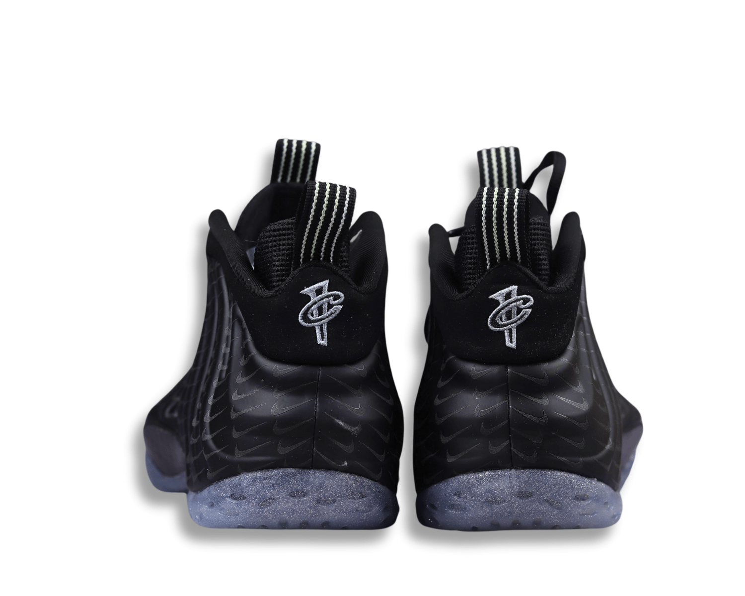 Air Foamposite All-Over Swoosh Black - Image 4