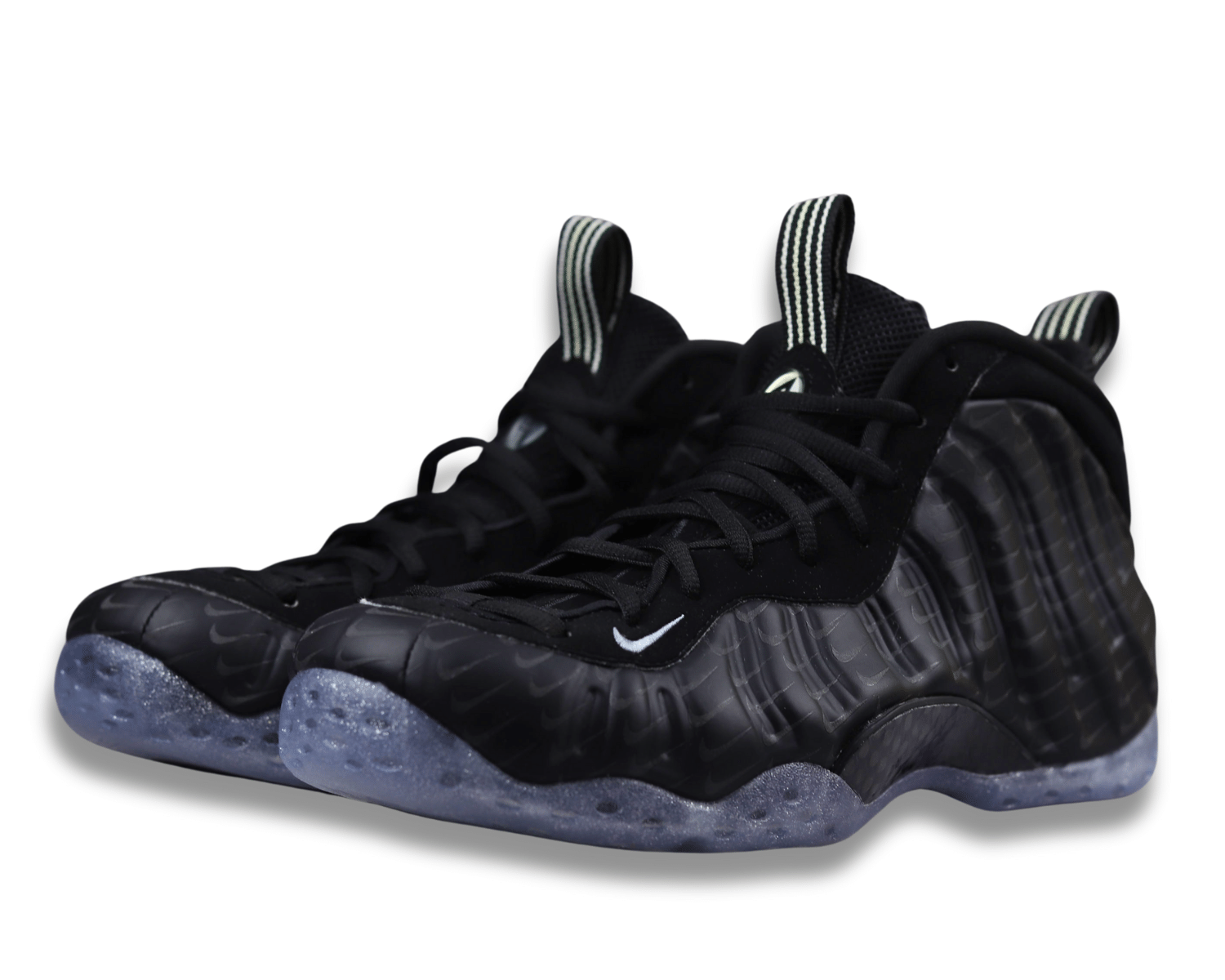 Air Foamposite All-Over Swoosh Black - Image 5