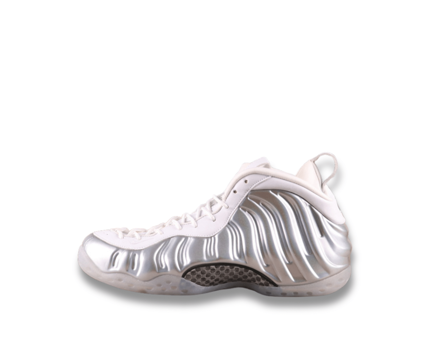 Women's Air Foamposite One Chrome White - Image 5