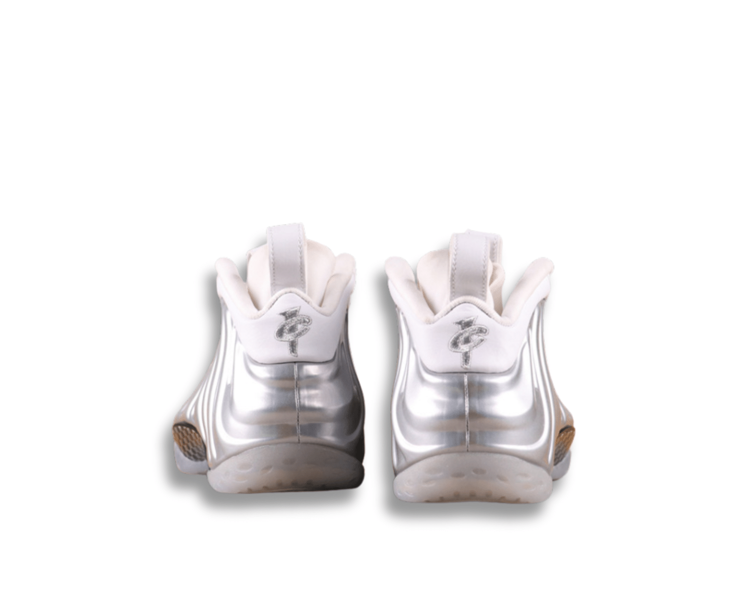 Women's Air Foamposite One Chrome White - Image 2