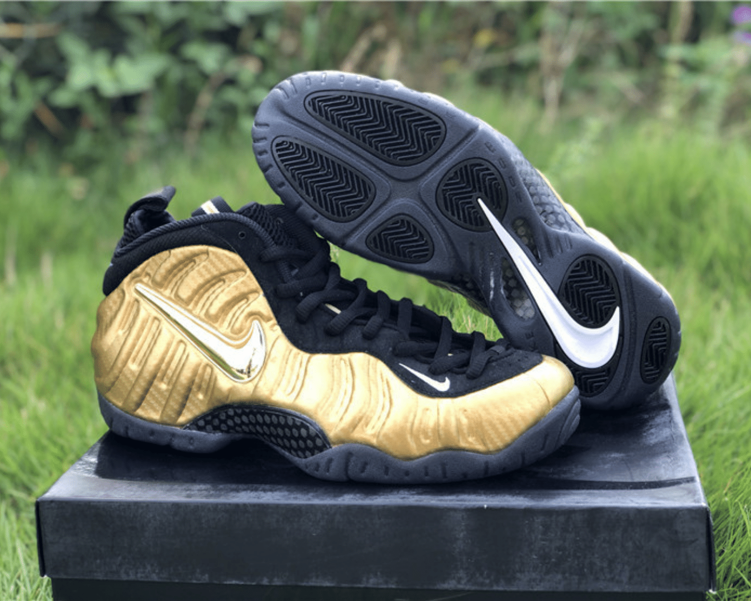 Air Foamposite Pro Metallic Gold - Image 6